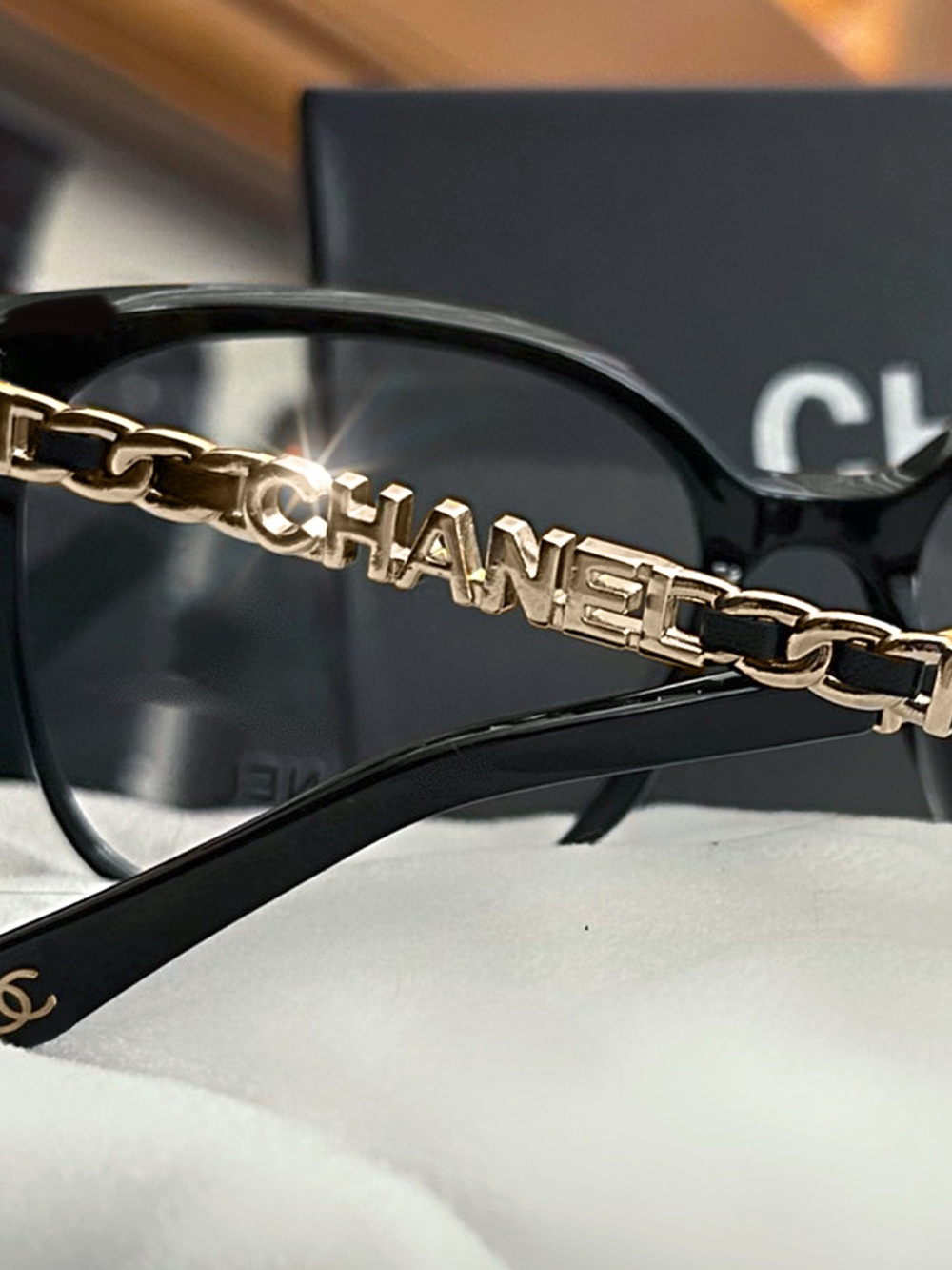 Authentic CHANEL Clear Lens Device Protection